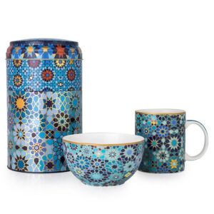 Tin Box With MUG/Bowl Moucharabieh