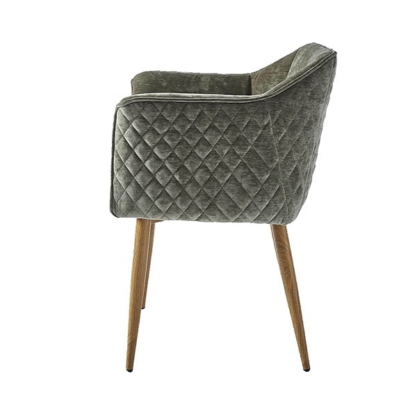 Megan dining armchair velvet olive Wonderbayt