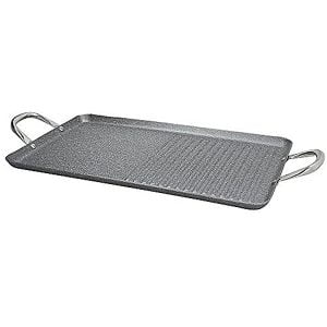 Tognana Double Grill Pan 48X29Cm Marble Grey Mythos