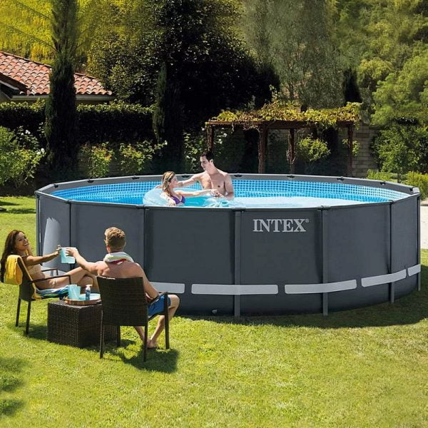 Intex - Ultra XTR Frame Pool 488 x 122 cm Steel Frame Complete Set