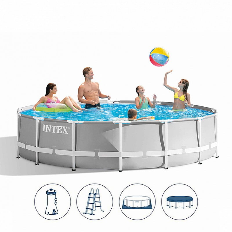 Intex - Prism Frame Pool Set, 427 x 107 cm | Wonderbayt