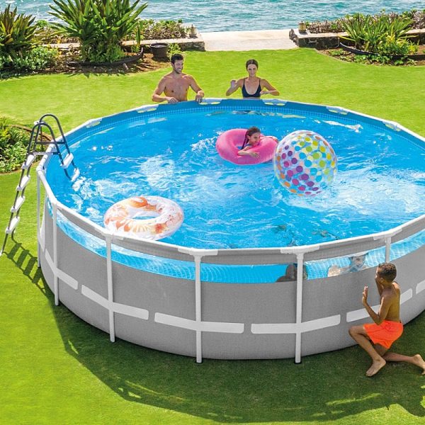 Intex - Prism Frame Clearview Pool Set, 488 x 122 cm - Image 2