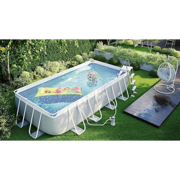 Intex - Prism Rectangular Frame Pool Set, 488 x 244 x 107 cm - Image 3