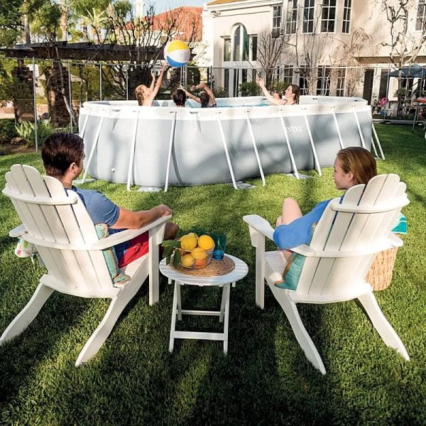 Intex - Prism Oval Frame Pool Set, 610 x 305 x 122 cm - Image 2