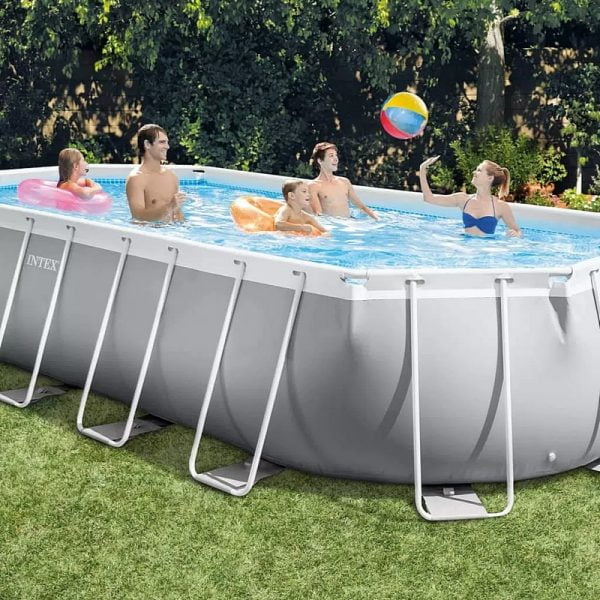 Intex - Prism Oval Frame Pool Set, 610 x 305 x 122 cm - Image 7