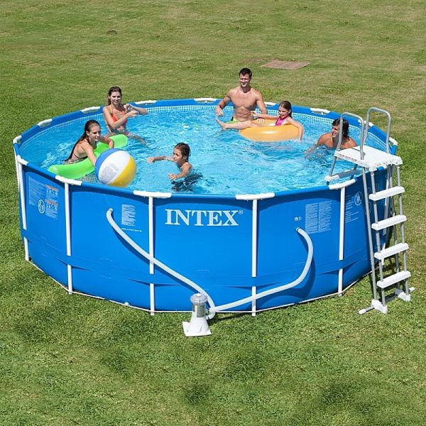 Intex - Metal Frame Pool Set, 457 x 122 cm