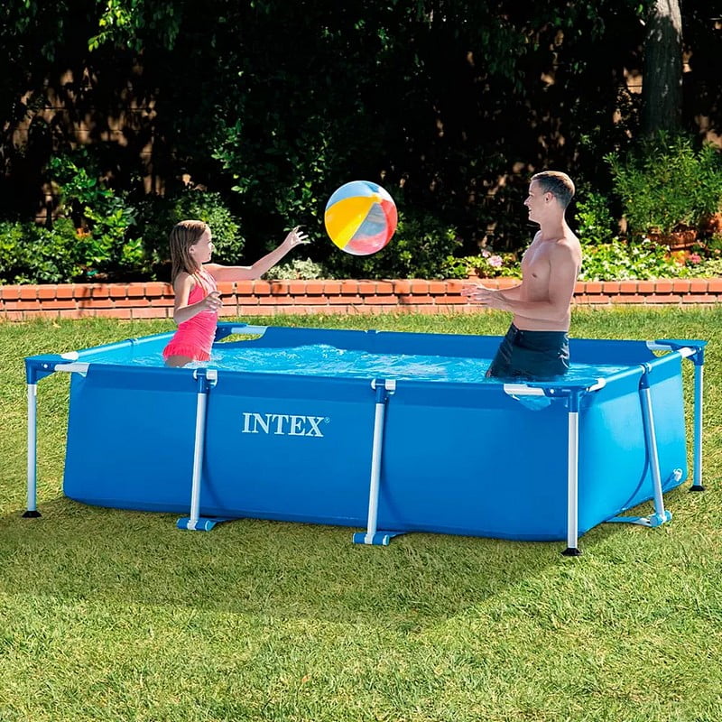 Intex - Rectangular Frame Pool, 260 x 160 x 65 cm | Wonderbayt