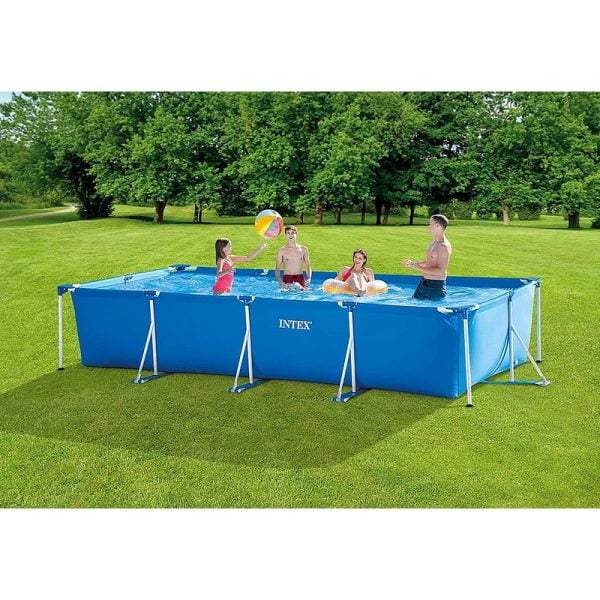 Intex - Rectangular Frame Pool with Filter, 450 x 220 x 84 cm - Image 3