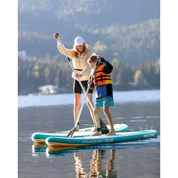 Intex - Aqua Quest 240 Youth SUP - Inflatable Stand-Up Paddleboard