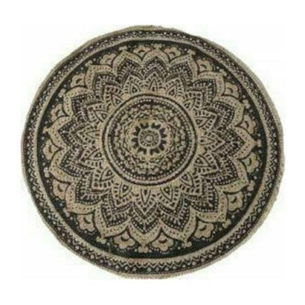 Jute printed rug