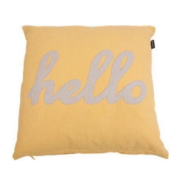 Pillow hello acrylic soft