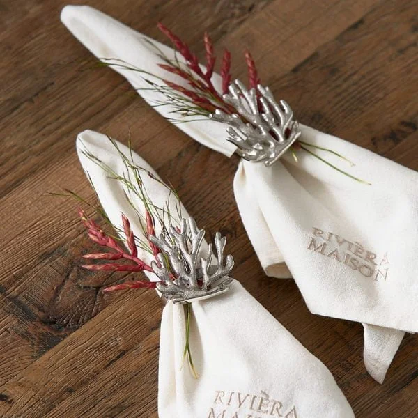 Riviera Maison - Soft Coral Napkin Ring - Image 2