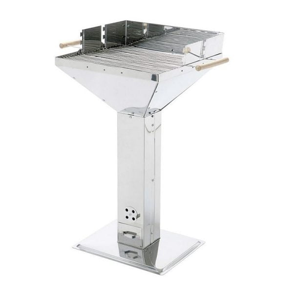 Landmann - Stainless Steel Square Pedestal BBQ