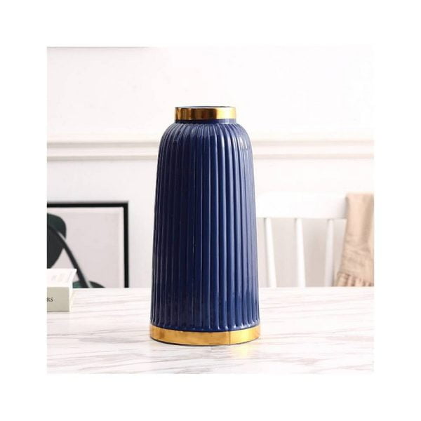 Ceramic Vase Gold Base