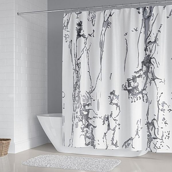 Shower Curtain Set Marble 2 With Rugs - Image 3