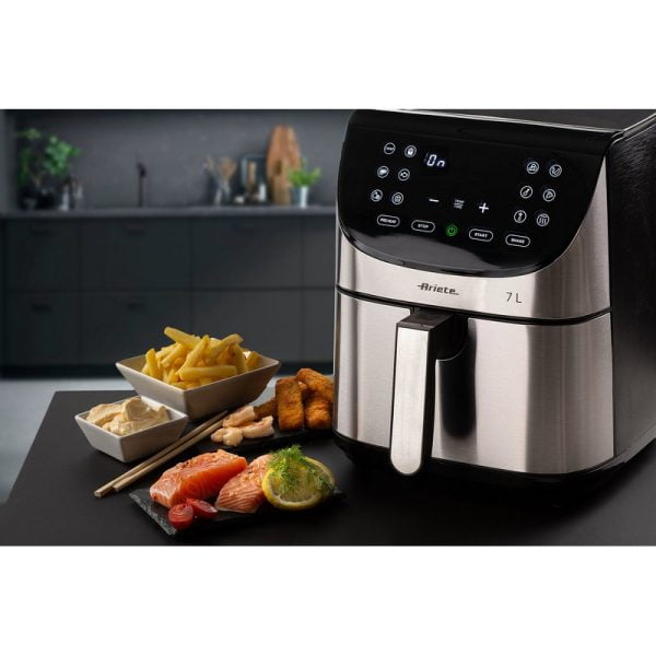 Ariete Digital Air Fryer, 7L, Stainless Steel, 1800W - Image 5