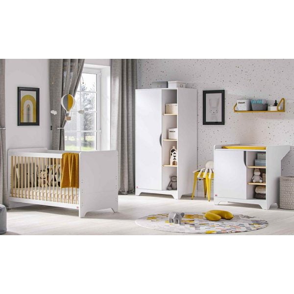 Vox Leaf Kids Bedroom White & Oak