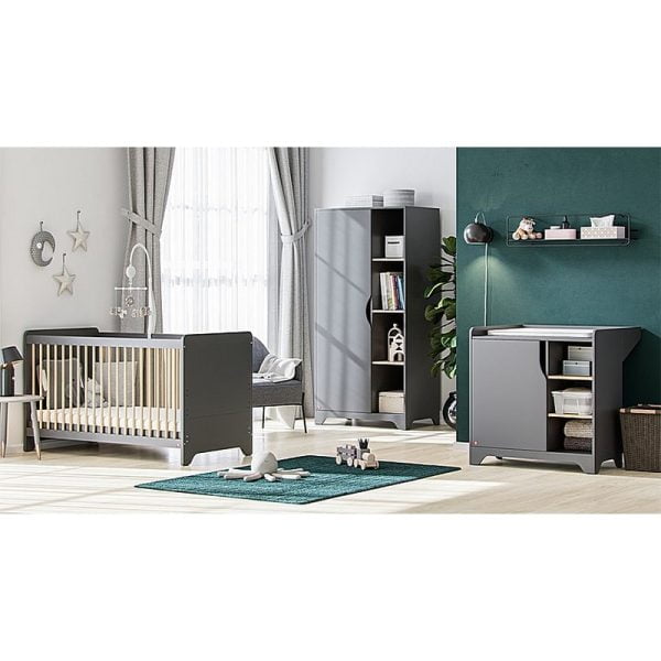 Vox Leaf Kids Bedroom Graphite & Oak