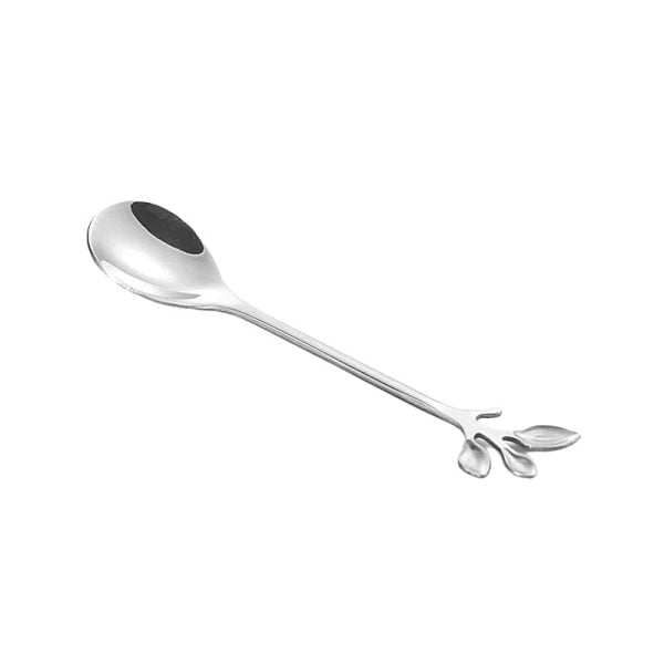 Leaf shape spoon Silver