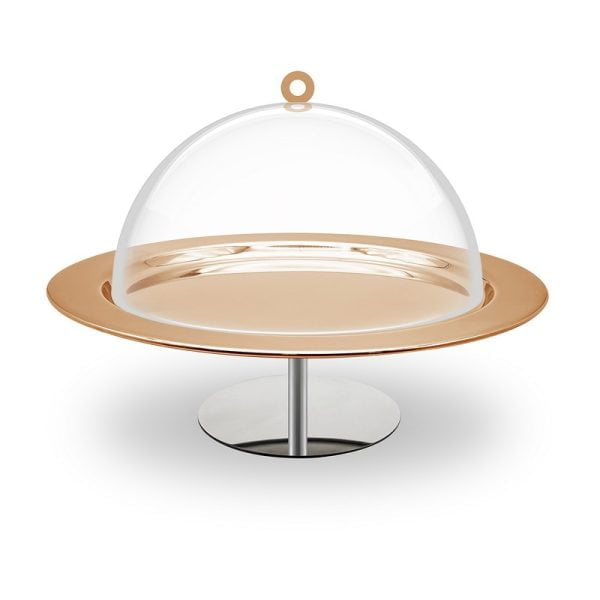 Round footed axe cake stand