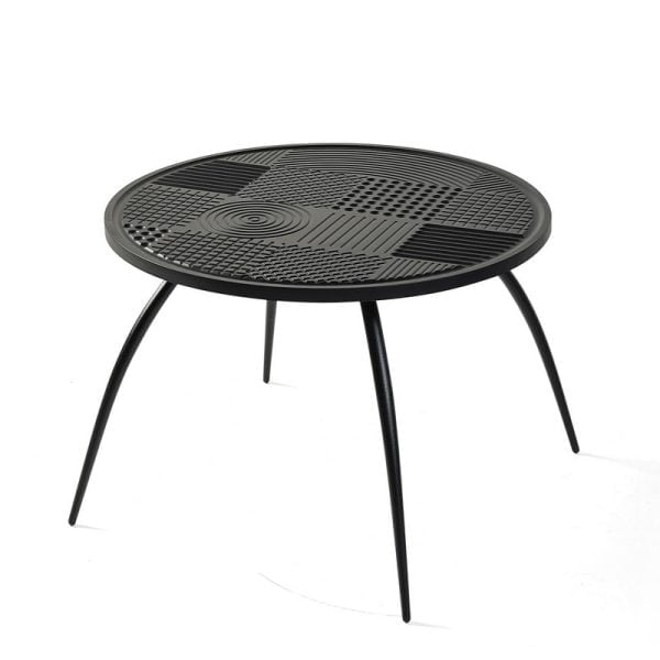 Set of 2 Round side tables - Black - Image 2