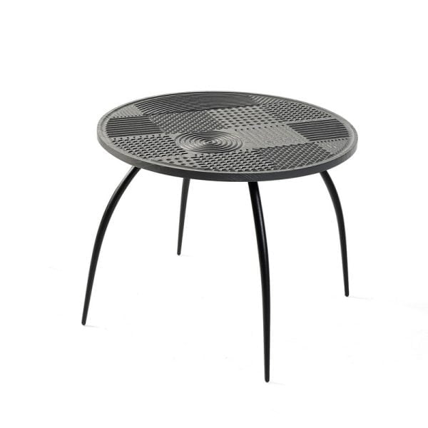 Set of 2 Round side tables - Black - Image 3