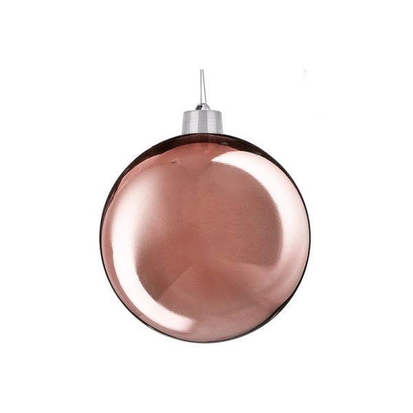 Bauble unbreakable pink shiny