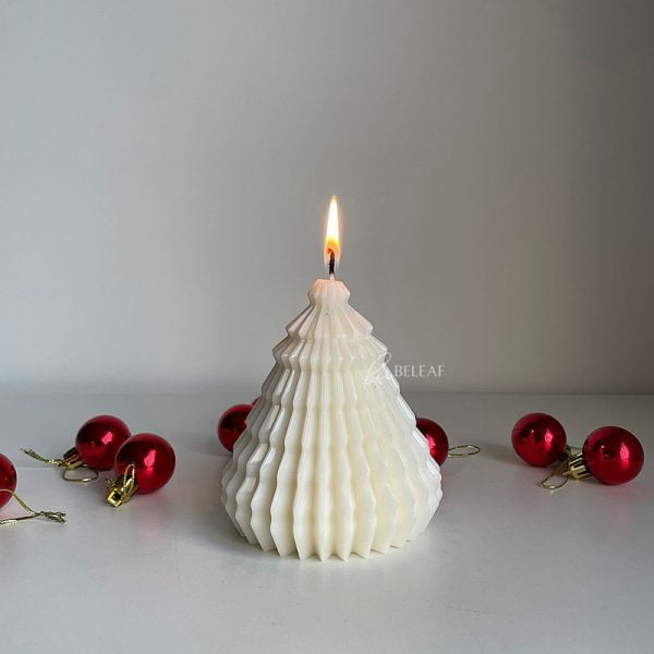 Tubby Christmas Tree Candle