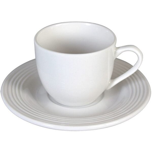 Tognana Set 6 Coffee Cup & Saucer Polis Circles