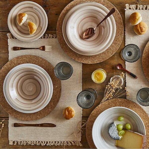 Tognana Table Set 18pcs Sabrina Cipria - Image 2