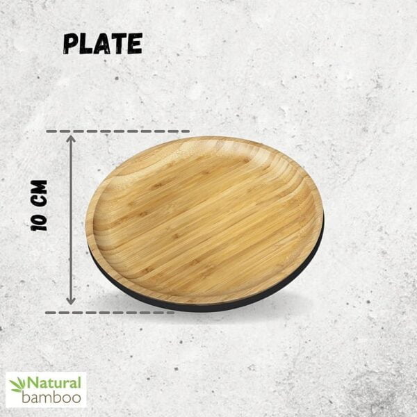 Bamboo Plate for Appetizers, Barbecue, Steak - Image 8