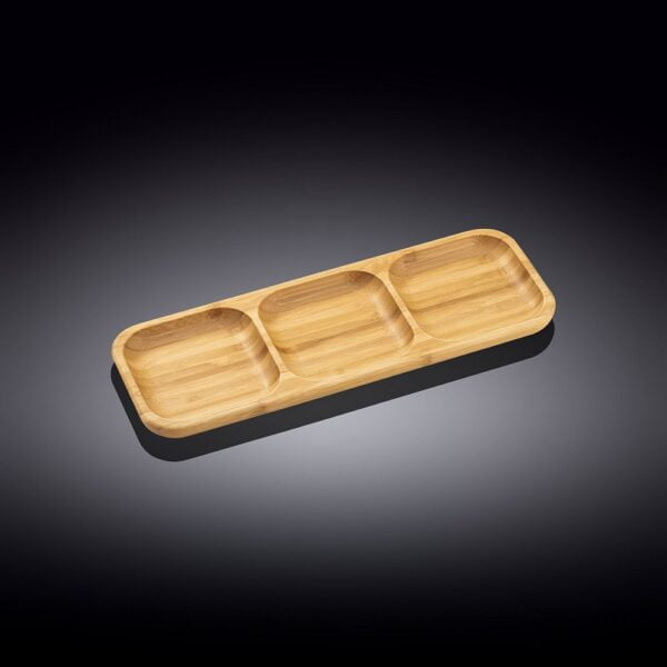 Bamboo Divided Dish - Image 2