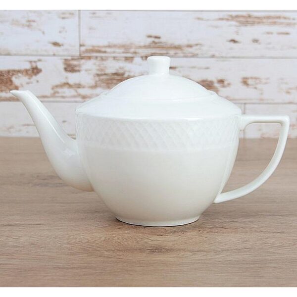 White Teapot 900ml