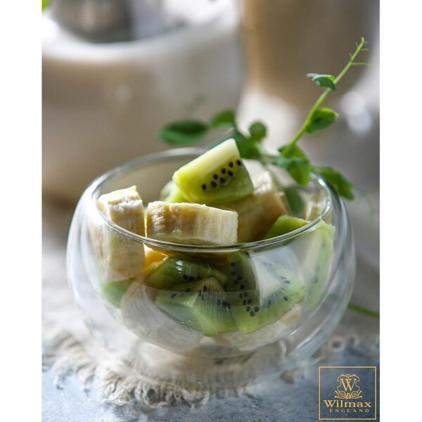 Double-Wall Vacuum Sealed Thermo Glass Bowl - Image 9