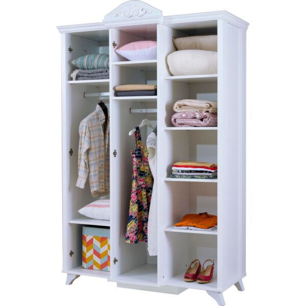 Reyna 3 Doors Wardrobe - Image 2