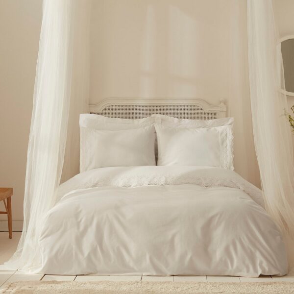 Tina Double Lace Duvet Cover Set