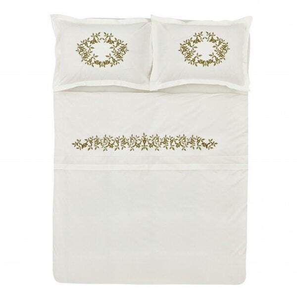 Casandra Cotton Double Embroidered Duvet Cover Set - Image 2