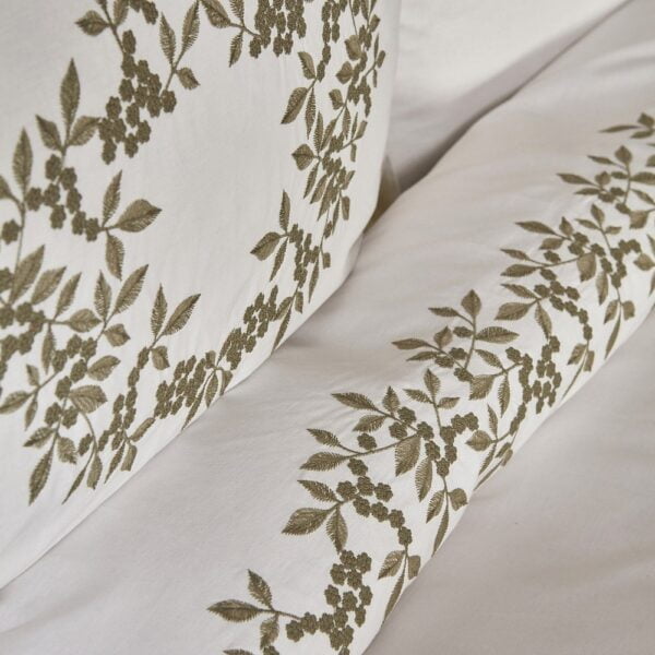 Casandra Cotton Double Embroidered Duvet Cover Set - Image 7