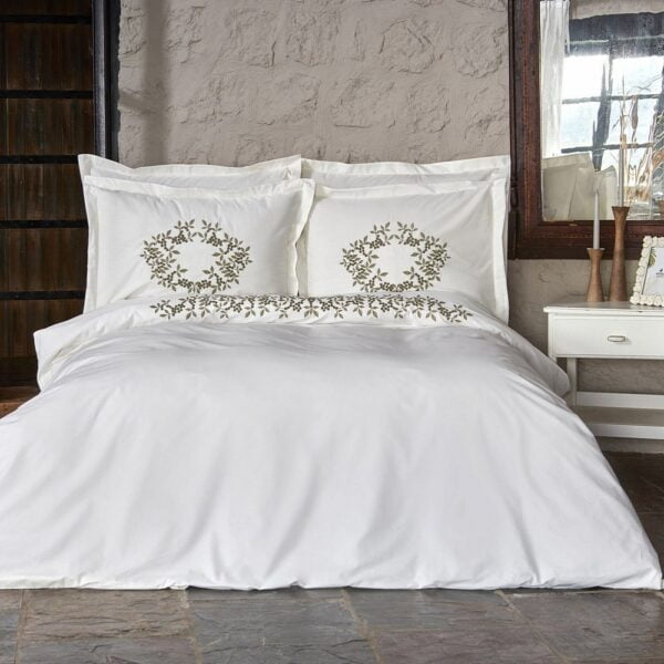 Casandra Cotton Double Embroidered Duvet Cover Set - Image 10