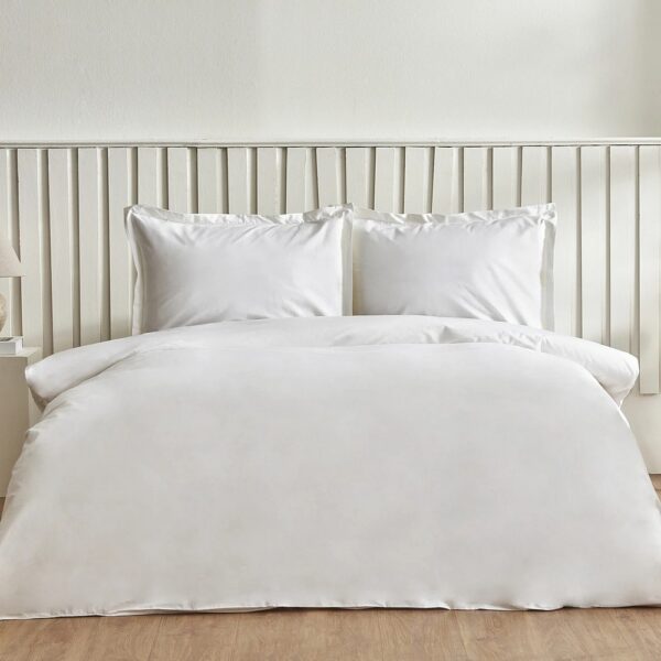 Cool Touch Stripe Double Duvet Cover Set