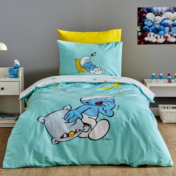 Smurfs Sleepy Smurf Single Duvet Cover Set
