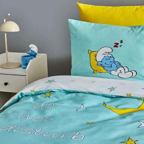 Smurfs Sleepy Smurf Single Duvet Cover Set - Image 3