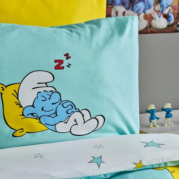 Smurfs Sleepy Smurf Single Duvet Cover Set - Image 4