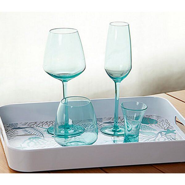 Party Square Wine Cup 330ml Set 6pcs - Image 2