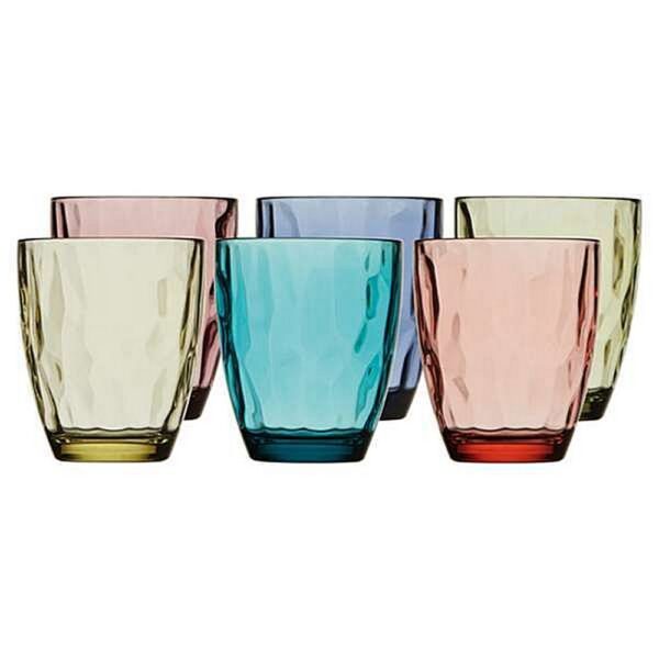 Happy Water Glass 414ml Set 6pcs