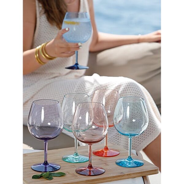 Stars Balloon Glass 650ml Set 6pcs - Image 2