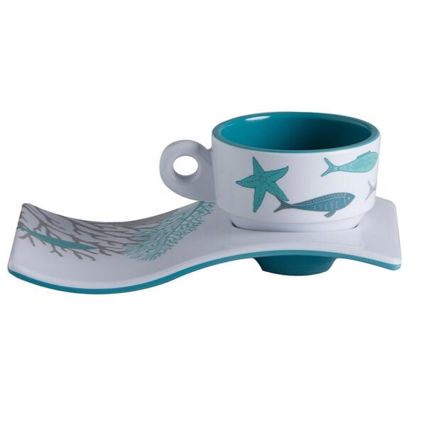 Coastal Coffee Cup Set 6pcs