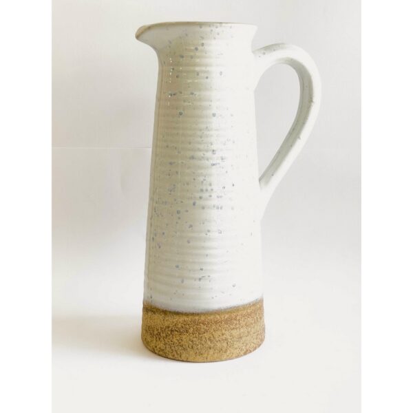 Ceramic speckled vase