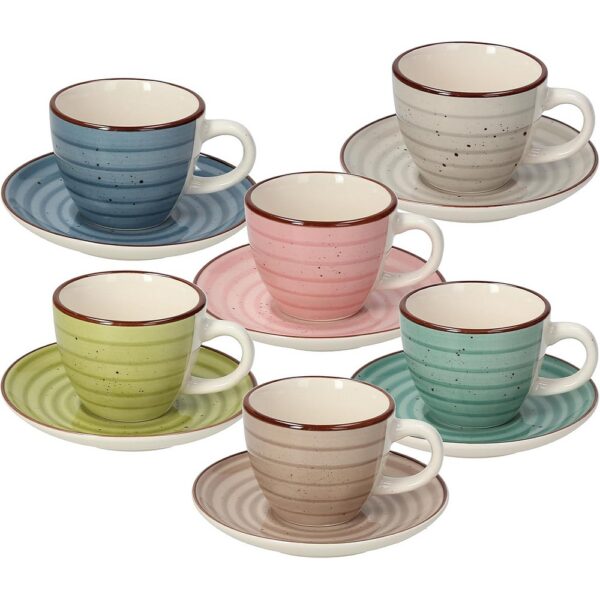 Tognana Coffee Cup Set of 6 Louise Urban Pastel