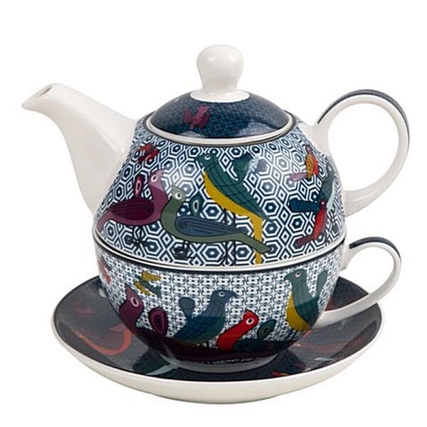Tea for one with Infuser Birds